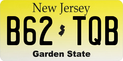 NJ license plate B62TQB