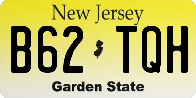 NJ license plate B62TQH