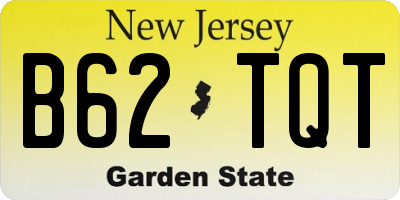 NJ license plate B62TQT
