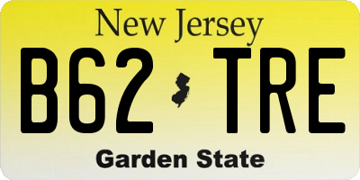 NJ license plate B62TRE