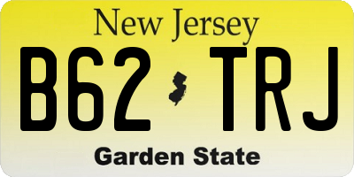 NJ license plate B62TRJ