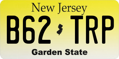 NJ license plate B62TRP