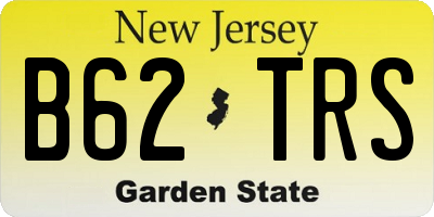 NJ license plate B62TRS