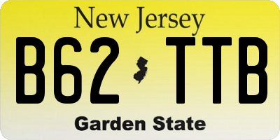 NJ license plate B62TTB