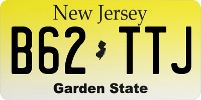 NJ license plate B62TTJ
