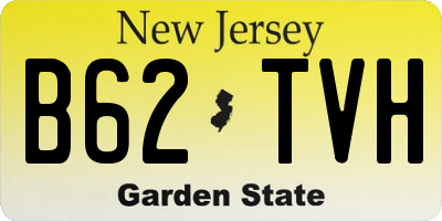 NJ license plate B62TVH