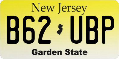 NJ license plate B62UBP