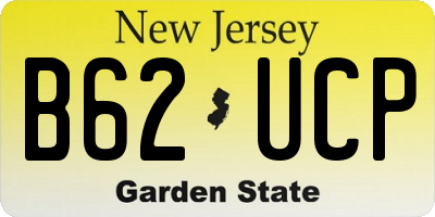 NJ license plate B62UCP