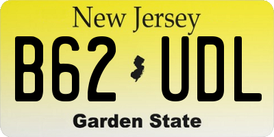 NJ license plate B62UDL