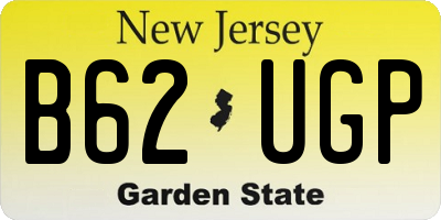 NJ license plate B62UGP