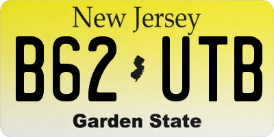 NJ license plate B62UTB