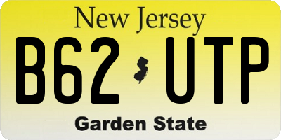 NJ license plate B62UTP