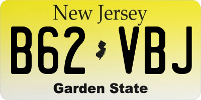 NJ license plate B62VBJ