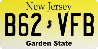 NJ license plate B62VFB