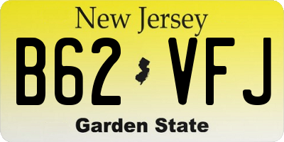 NJ license plate B62VFJ