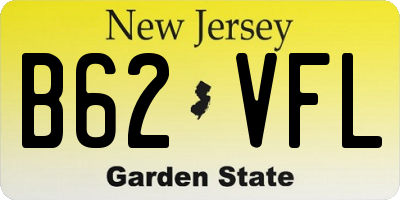 NJ license plate B62VFL