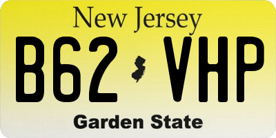 NJ license plate B62VHP