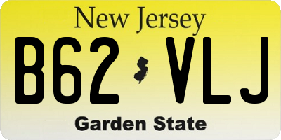NJ license plate B62VLJ