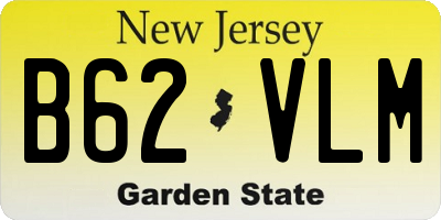 NJ license plate B62VLM