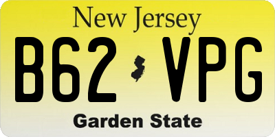 NJ license plate B62VPG