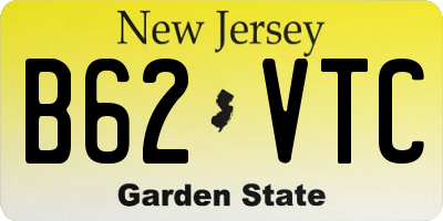 NJ license plate B62VTC