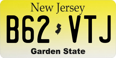 NJ license plate B62VTJ