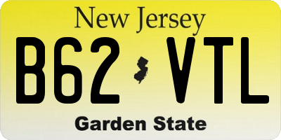 NJ license plate B62VTL