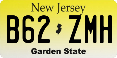 NJ license plate B62ZMH