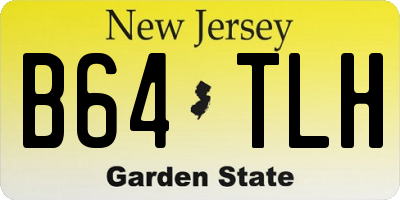 NJ license plate B64TLH