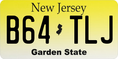 NJ license plate B64TLJ