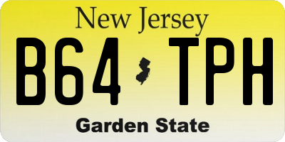 NJ license plate B64TPH