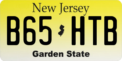 NJ license plate B65HTB