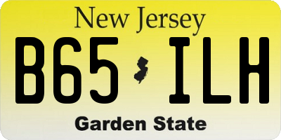 NJ license plate B65ILH