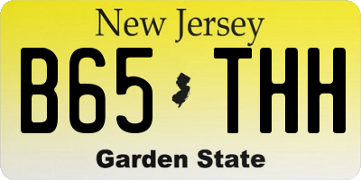 NJ license plate B65THH
