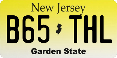 NJ license plate B65THL