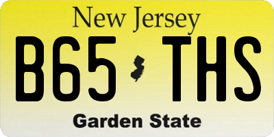 NJ license plate B65THS