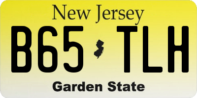 NJ license plate B65TLH