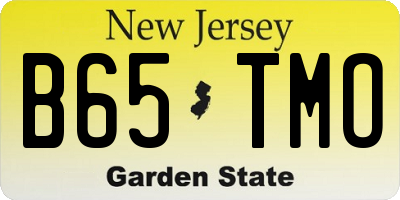 NJ license plate B65TMO