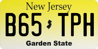 NJ license plate B65TPH