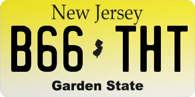 NJ license plate B66THT