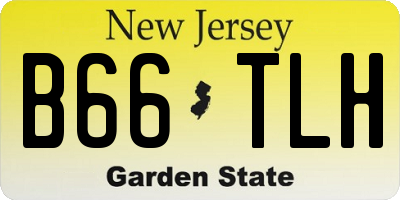NJ license plate B66TLH