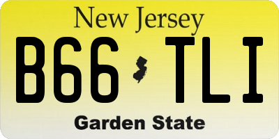 NJ license plate B66TLI