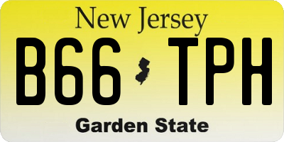 NJ license plate B66TPH