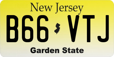 NJ license plate B66VTJ