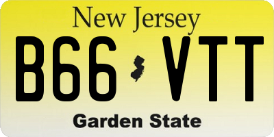 NJ license plate B66VTT