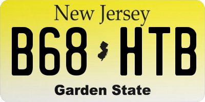 NJ license plate B68HTB