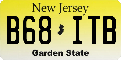 NJ license plate B68ITB