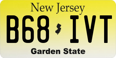 NJ license plate B68IVT