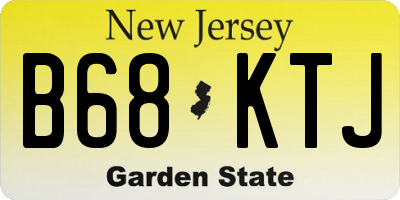 NJ license plate B68KTJ