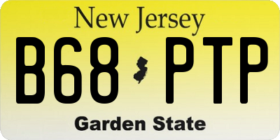 NJ license plate B68PTP